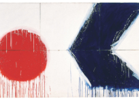 Sans titre (Série bleu blanc rouge) , 152.4 x 274.25 cm, 1974, SOLD