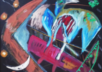 Le petit aigle, 50 × 65 cm, 1987