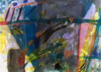 Masque d’été (Série Les Masques), 61 × 78.7 cm, 1984