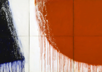 Sans titre (Série bleu blanc rouge) , 152.4 x 274.25, 1974, SOLD