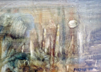 Sans titre (abstraction verte), 16 x 24 cm, 1947